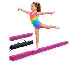 Turnbalk - 210cm - Makkelijk opbergen - Evenwichtsbalk - Voor thuis - Opvouwbaar - Turnen - ProSkill - Eva kern - Balans - Balance - Balk turnen - Balanstrainer