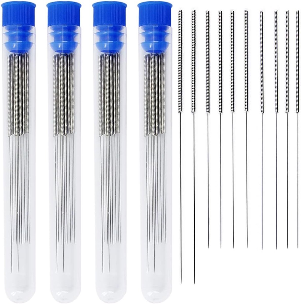 40 stuks reinigingsnaalden voor 3D-printermond, roestvrijstalen naalden, reiniger voor printkop, accessoires voor 3D-printers, mondstuk voor 3D-printer (0,4 mm)