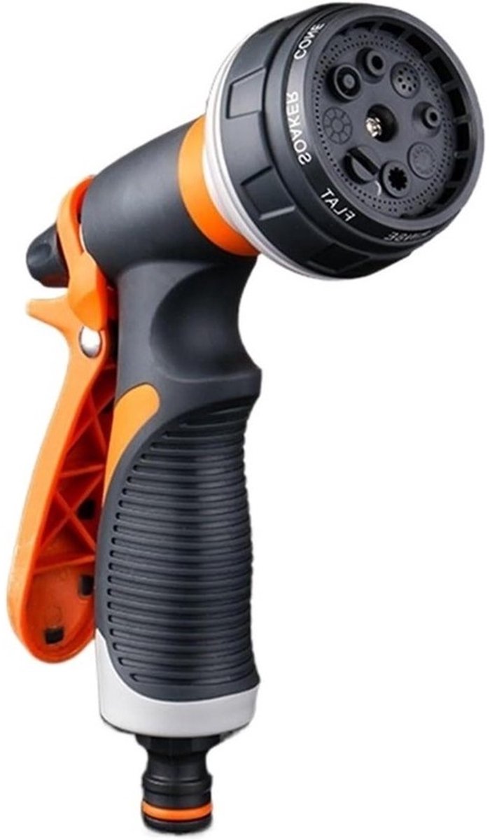 Tuindouche met 8 instelbare standen voor irrigatie, gazon, autowassen