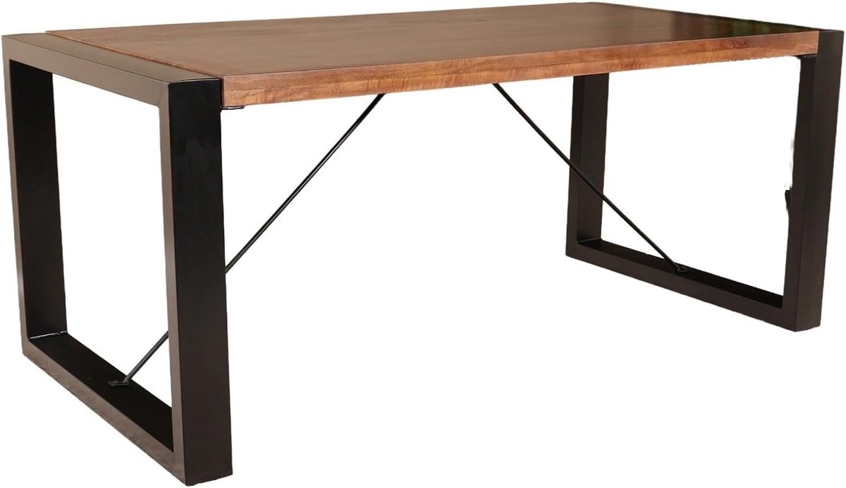 Eettafel rechthoekig mangohout Jonas 180cm duurzaam mango tafel eetkamertafel hout