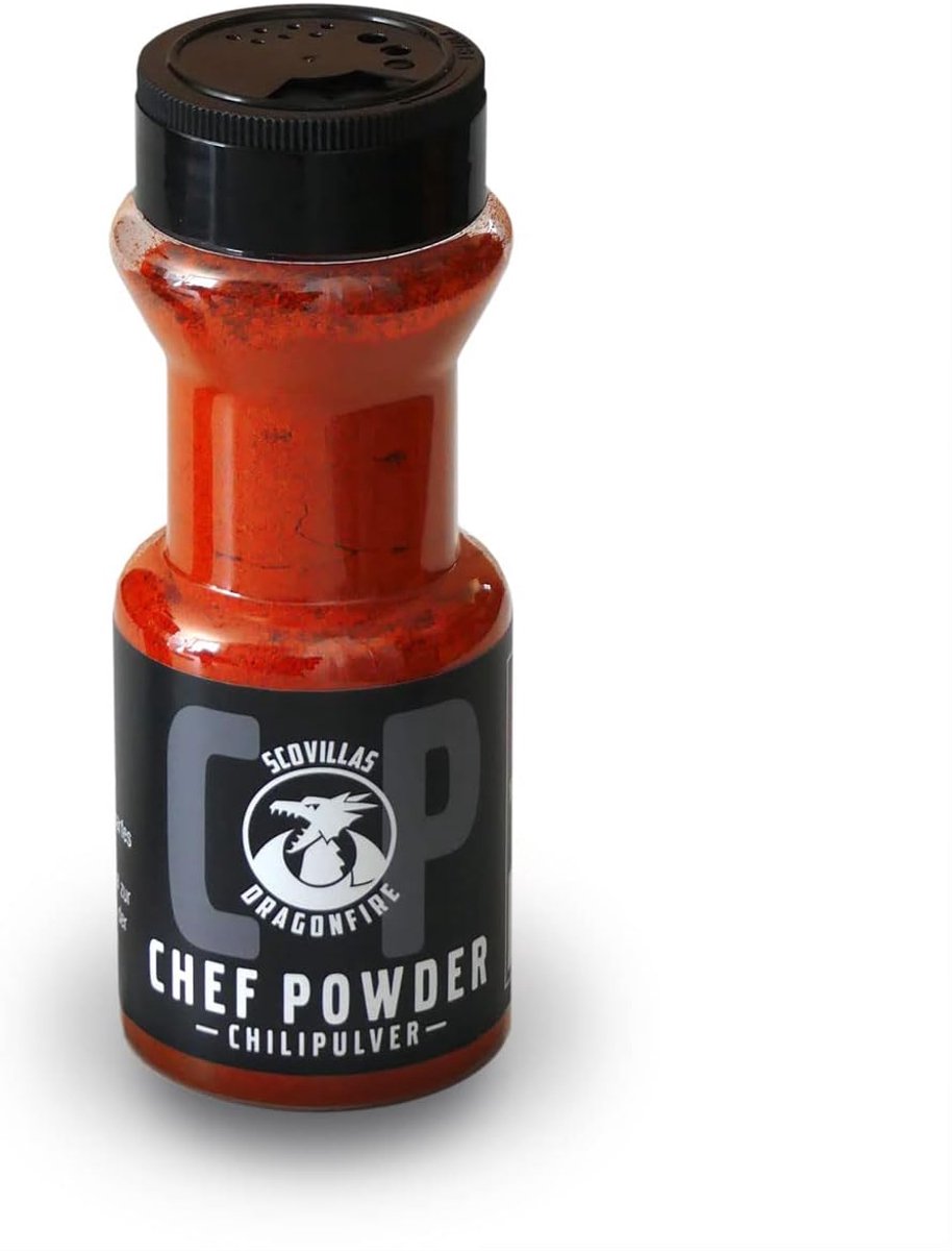Scovillas Dragonfire CP Chef Powder in shaker, 100g - ShopVlot
