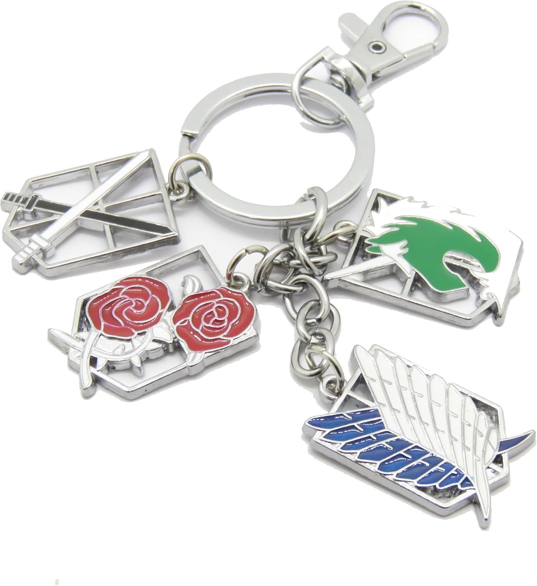 Sleutelhanger met wapen van Rigiment voor AOT-fans