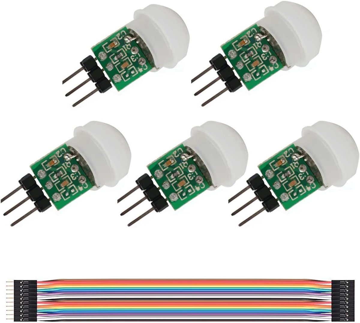5PACK IR Human Sensor AM312 Mini Detector Module HC-SR312 Pyroelectric Infrared PIR Motion Automatic Detector DC 2.7 - ShopVlot