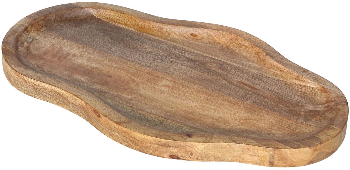 Dienblad Bauru M natural wood L66 x B37,5 x H2 cm Vase the World Nieuwe Kleur 2026