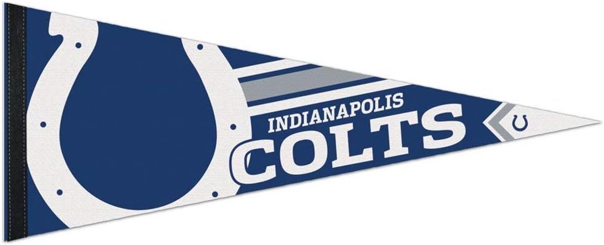 NFL 14509115 Indianapolis Colts Premium Fanion, 12 x 30 Inches - ShopVlot