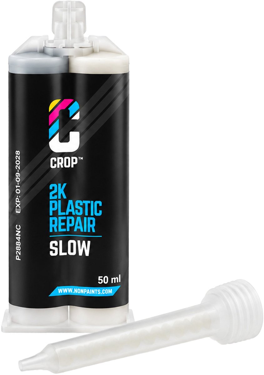 CROP 2K Kunststof Lijm Langzaam - 50ml