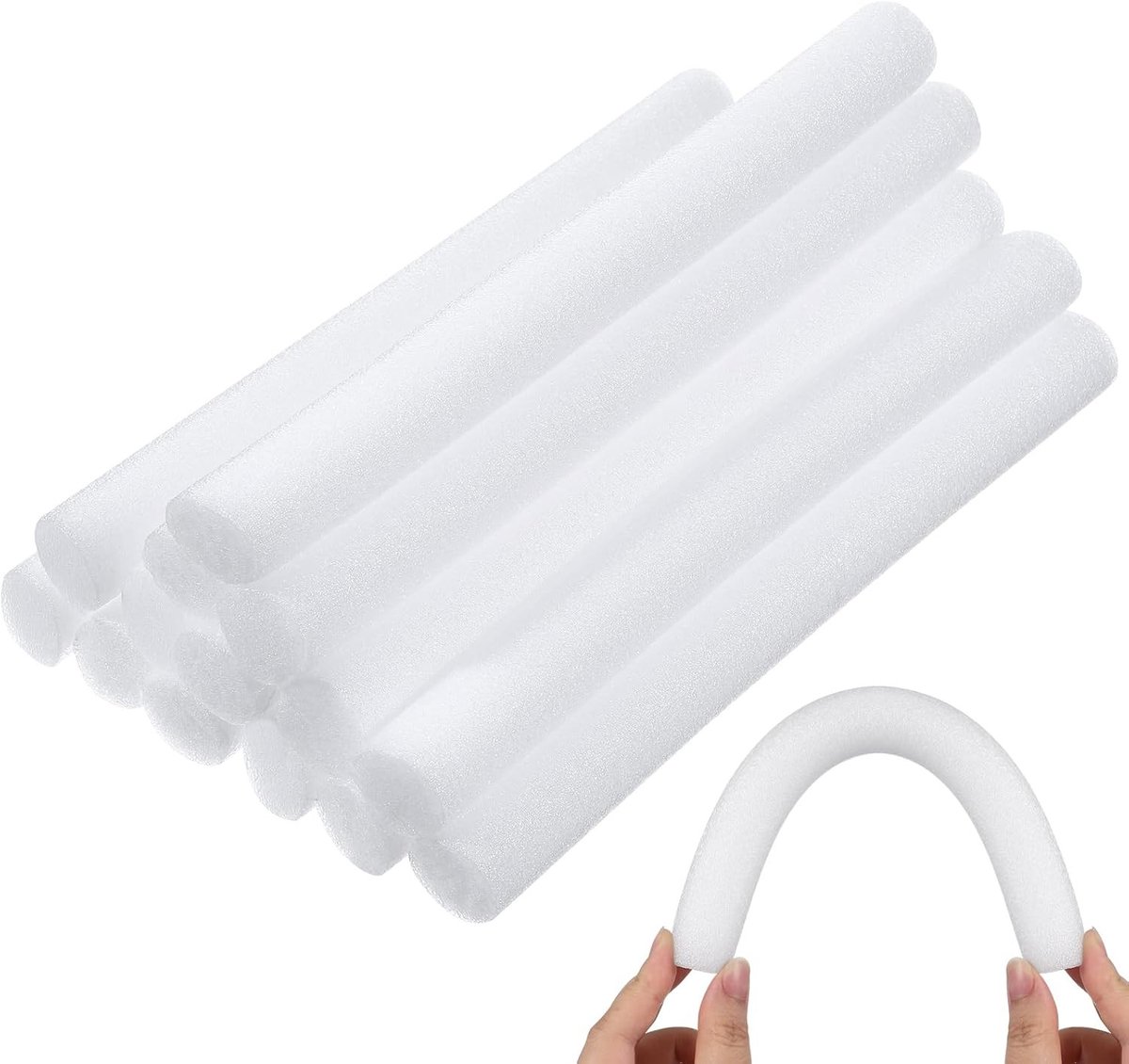 Set van 14 Sofahoezen met Schuimstaven voor 8 Inch Meubelhoezen, Antislip Bescherming voor Kussens en Stoelen, Verstelbare Lengte en Duurzaam Materiaal