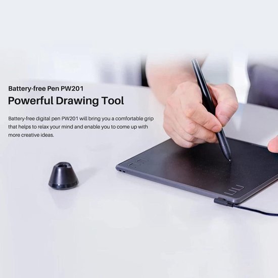 Digitale pen - voor grafische tekentablet - Styluspen voor HST640 H610PROV2 HC16 HS64 HS610 GC610 H1161 - Precieze digitizerpen - met drukgevoeligheid — afbeelding 3
