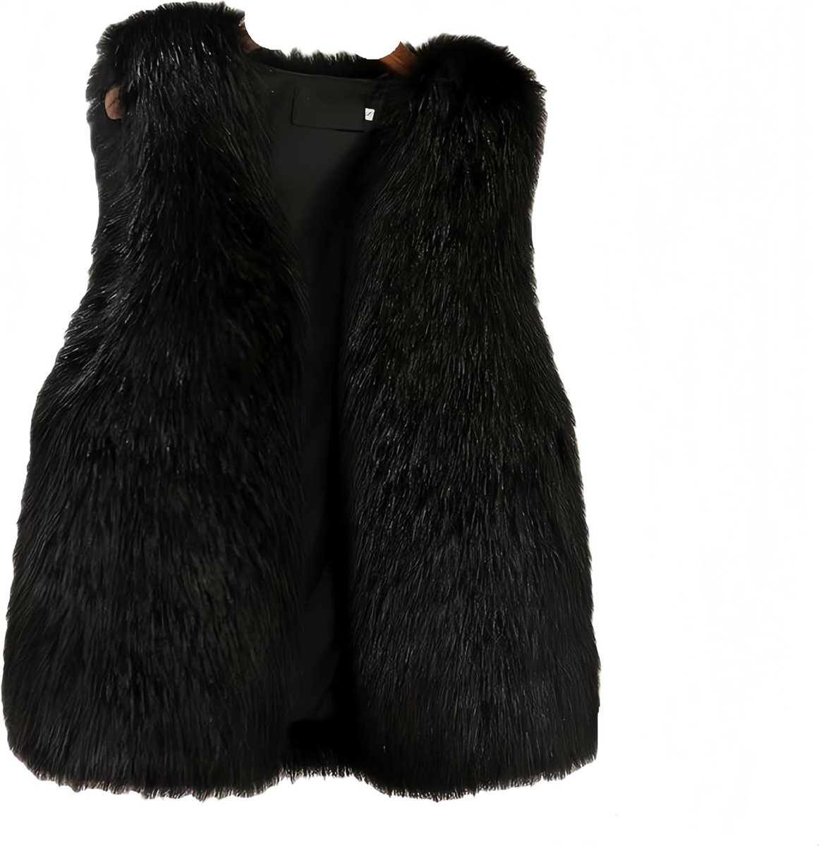 Bodywarmers, Najaar Winter NEPbont Vest, Effen Kleur Dikke Fleece Mouwloos Jack, Warm & Stijlvol Gilet voor Vrouwen M~2XL