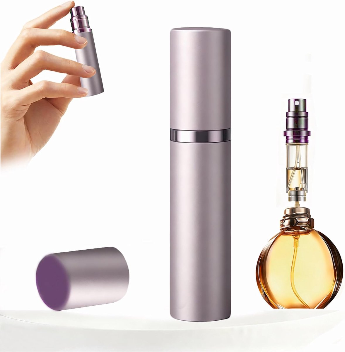 Parfumverstuiver, miniatuur parfumverstuiver, reisspray, volledig waterdicht, voor handtassen en koffers