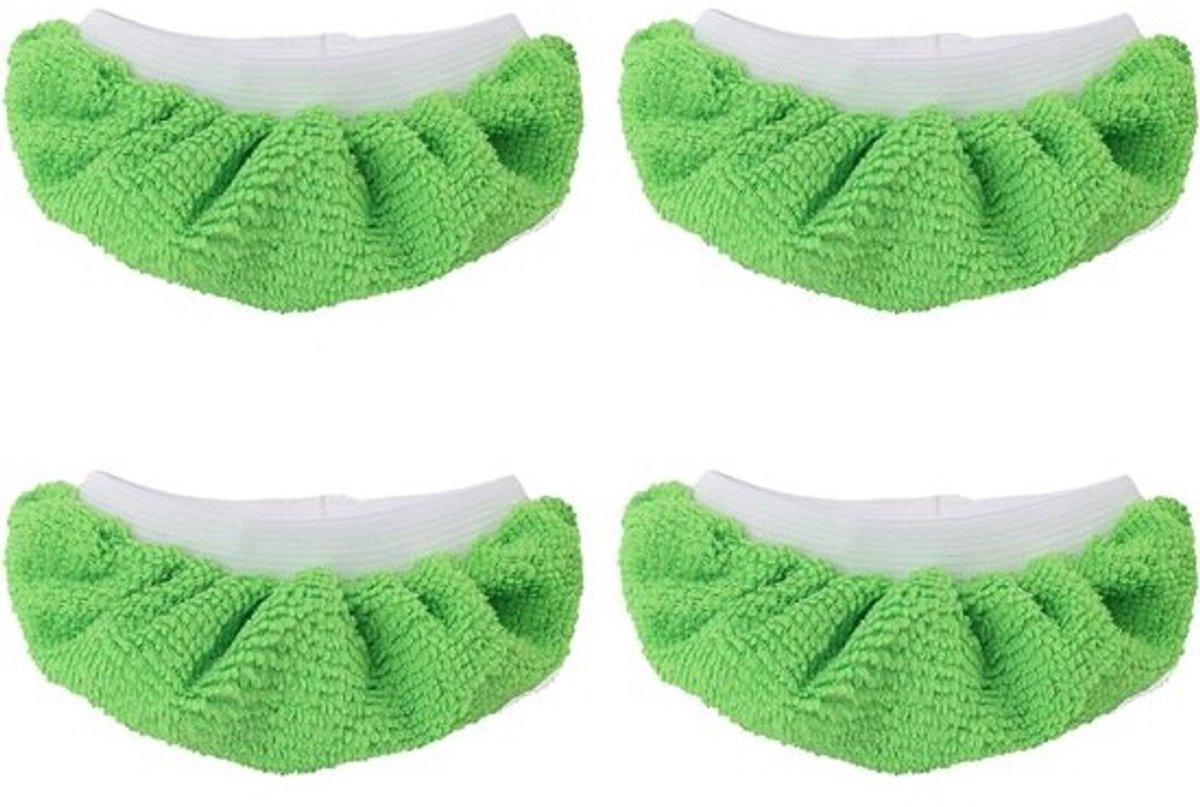 Stoomreiniger pads voor handheld stoomreiniger - set van 4 - wasbaar en herbruikbaar - microvezeldoeken - vervangende pads - geschikt voor verschillende modellen - reiniging accessoires met 3 extra zoekwoorden