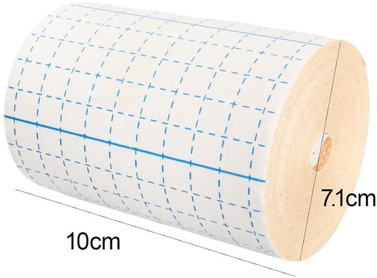 Verbandrol, rekbaar, 10 cm x 10 m, ademend non-woven verband, zelfklevende tape voor wondverzorging, als zacht verbandmateriaal, huidkleurig — afbeelding 2