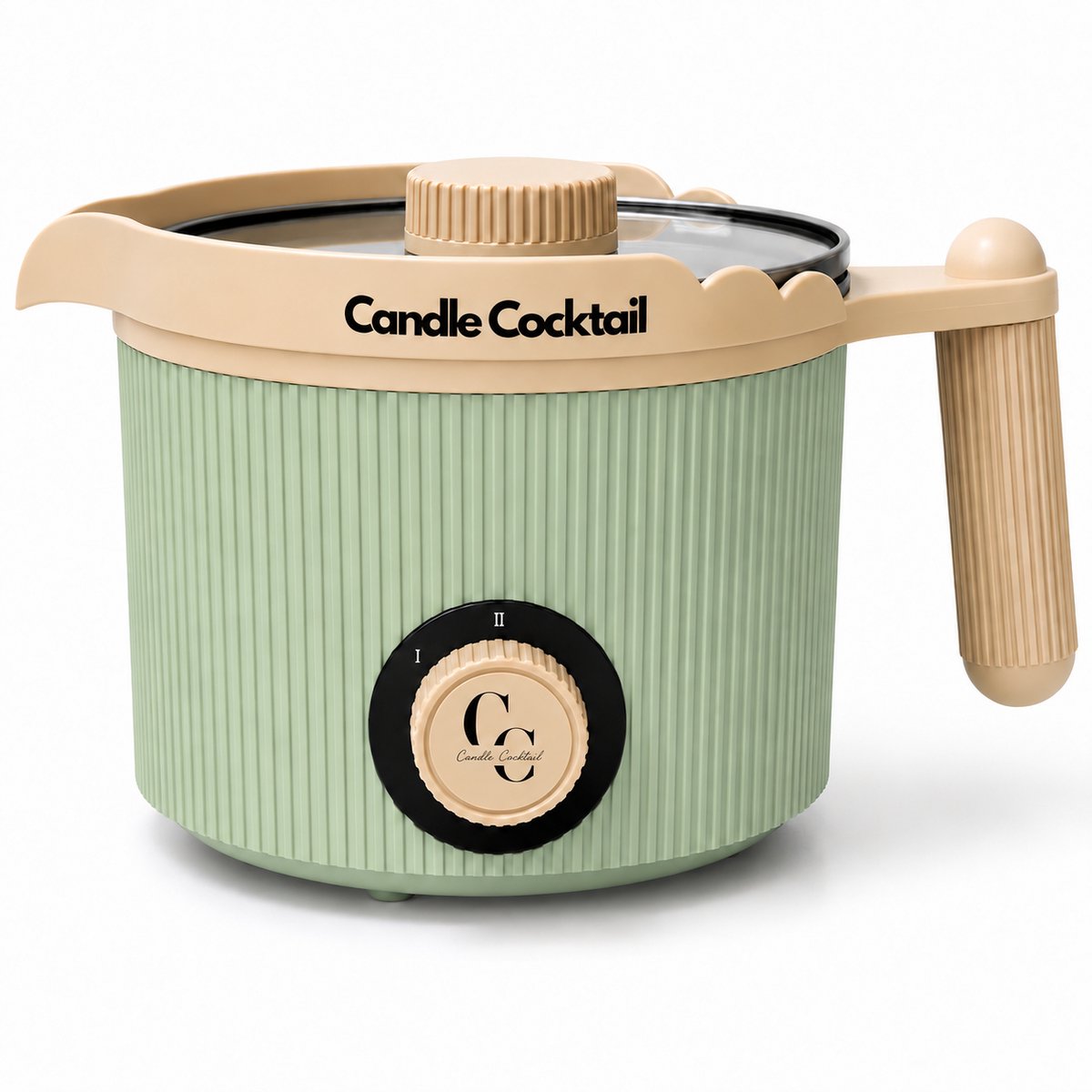 Candle Cocktail® Smeltketel 1,5L – Wax Melter voor Kaarsenwas – Elektrische Smeltpan met Schenktuit – Zelf Kaarsen Maken – 300-450W