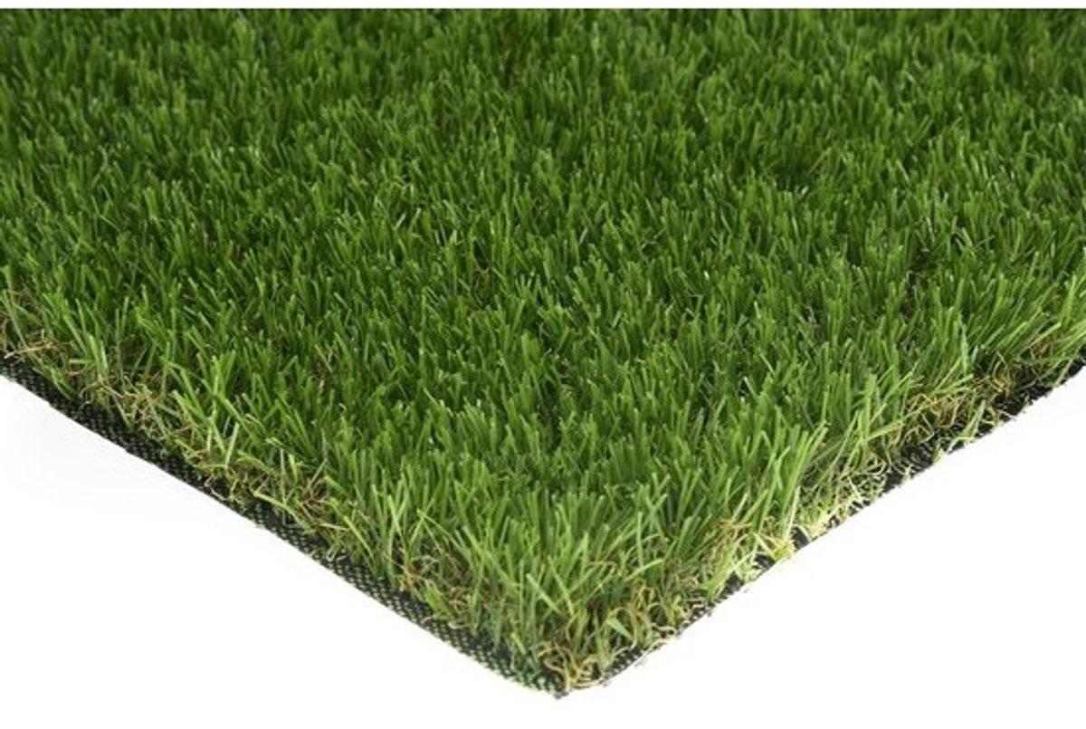 Kunstgrasmat - Balkontapijt - Terras aankleden - Hoge dichtheid 20.000 - 100 x 400 cm 4 m² - Natuurlijk groen