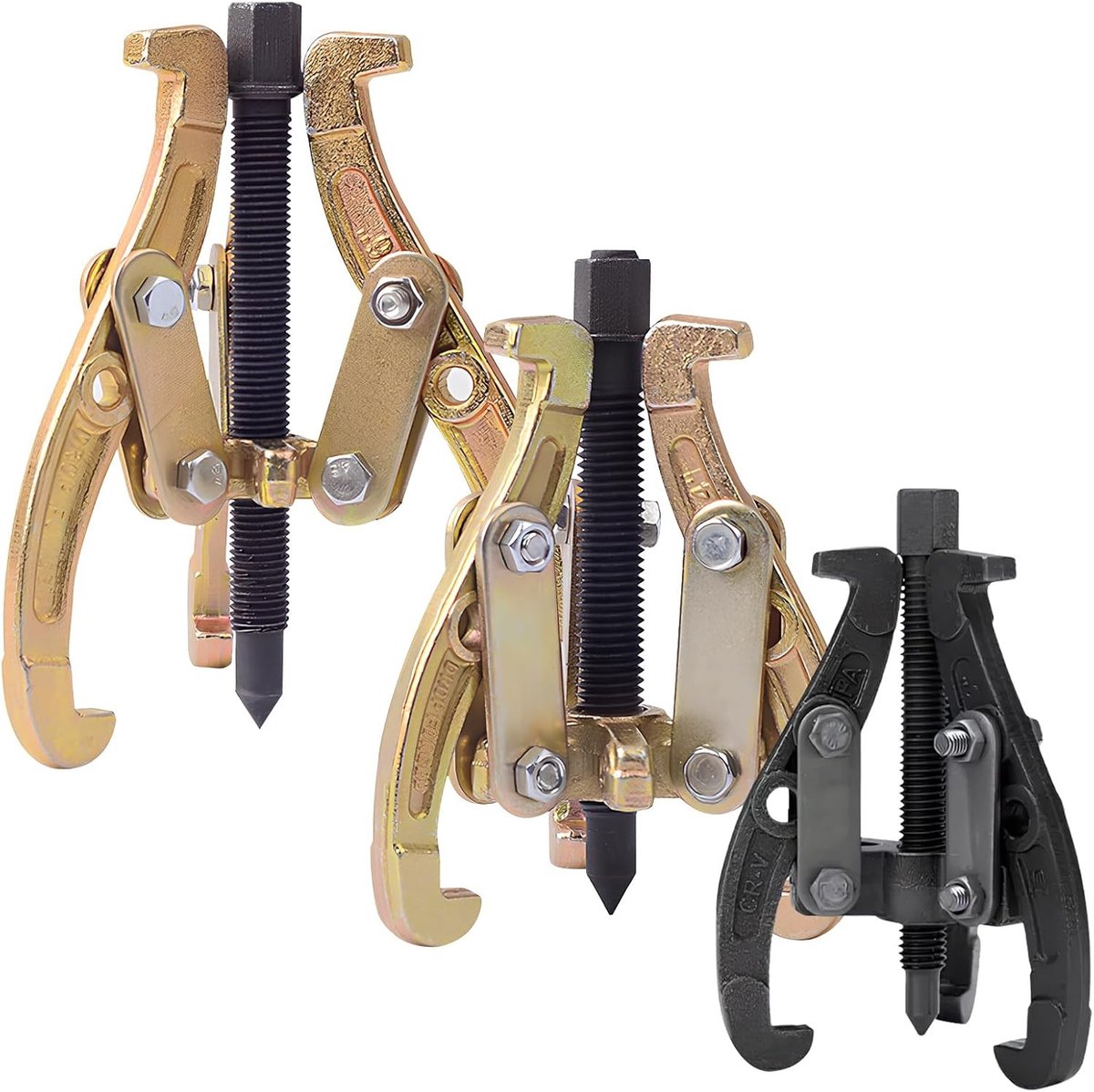 3-delige Set Metalen Trekker Voor Lagers, Tandwielen, Vliegwielen en Riempulleys - 75/100/150mm