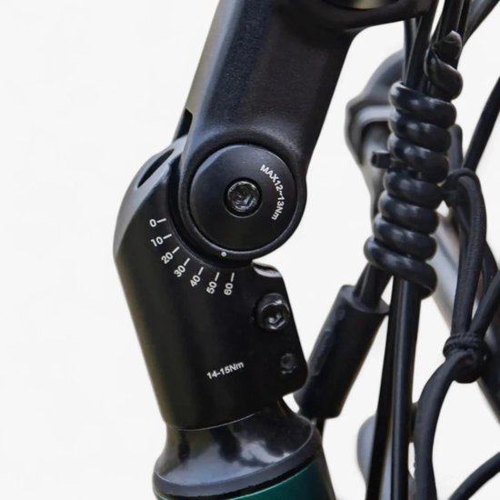 Fiido T2 2025 - Elektrische Longtail Bakfiets - Bosgroen — afbeelding 5