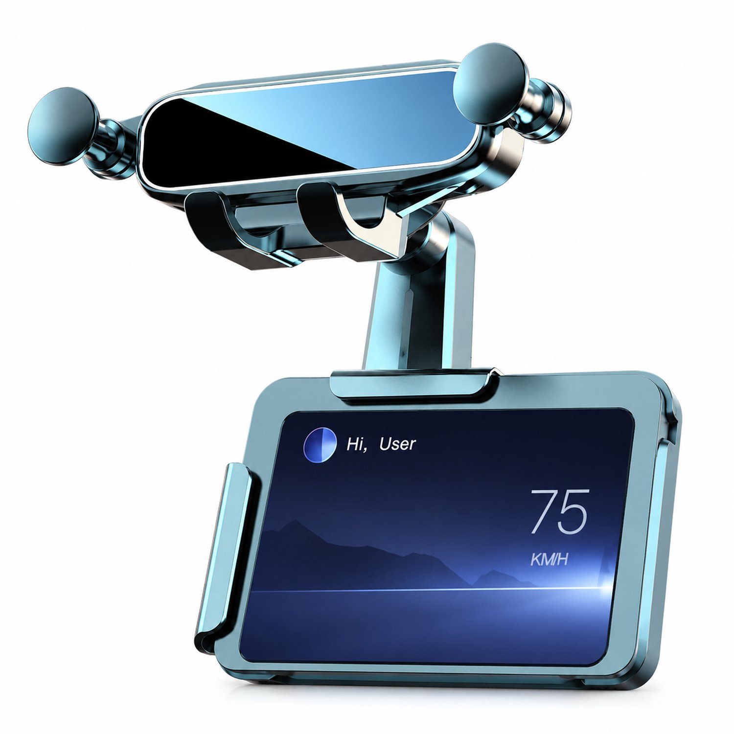 Telefoonhouders auto telefoonhouder voor het middendisplay met schermklem in spiegeluitvoering