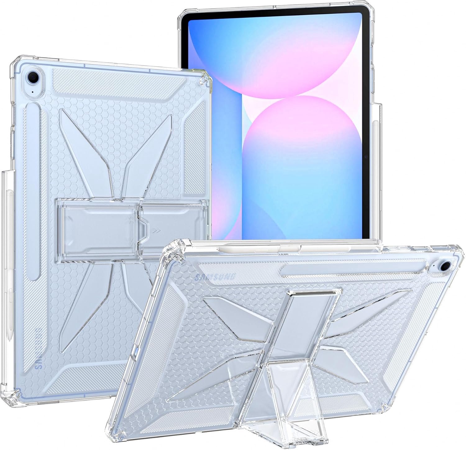Toebehoren voor Samsung Galaxy Tab S10 Lite 2025/S10 FE 2025/S9 FE 2023 10.9" - transparant TPU - ServiceTopper