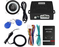 Smart Key RFID-autoalarm met slimme drukstartknop en Touch Keyless Go-systeem