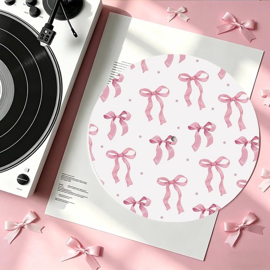 Slipmat 30,5 cm - vilt - antistatisch en geluidsreducerend - verbeterde stabiliteit vinyl - m-winkel — afbeelding 3