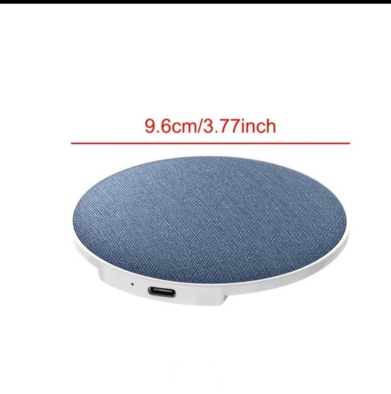 Slaapsprekers - Kussenspeaker - Witte Ruis Machine - Platte Speaker voor Onder het Kussen - met Bluetooth 5.4 & Natuurgeluiden - USB-C voor Zijslapers - Draadloos - Denim Blauw & Wit — afbeelding 3