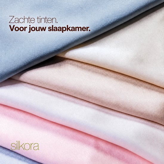 Silkora Premium Silk Pillowcase - 50x70 cm - 22 Momme 100% Moerbei Zijden Kussensloop Met Verborgen Rits - Anti-rimpel, Verkoelende, Anti-pluis - Off-White — cadeau in Wonen & Interieur - foto 8