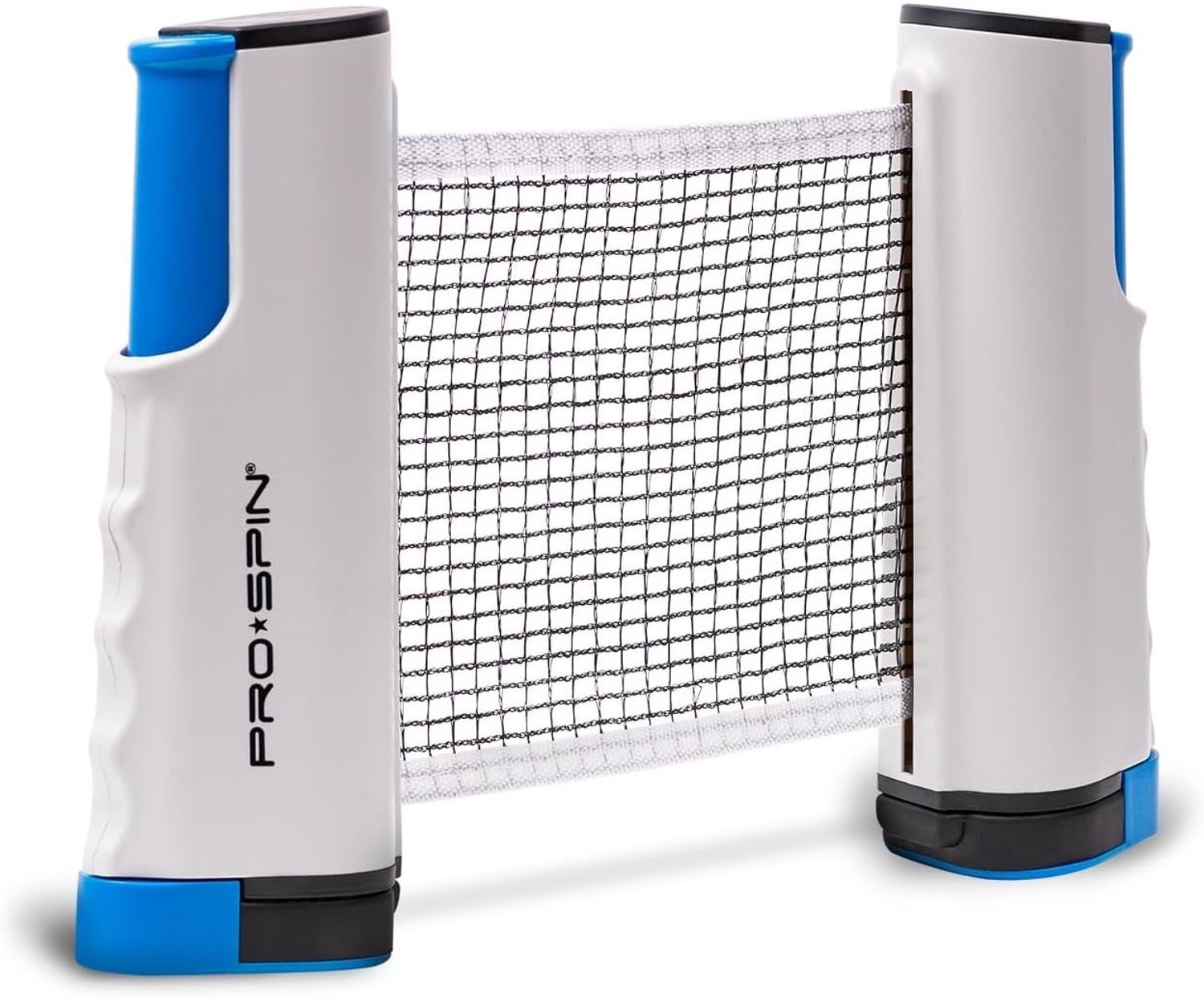 Draagbaar Pingpongnet - Blauw - Intrekbaar Net voor Elke Tafel - Voor Binnen en Buiten Spelplezier