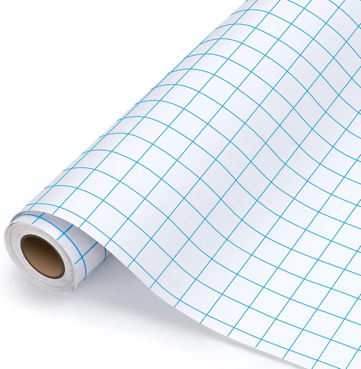 ImnBest Vinyl Transfer Film Plotter 30.5 cm x 500 cm with Clear Alignment Grid, Transfer Film Plotter for Stickers - ShopVlot