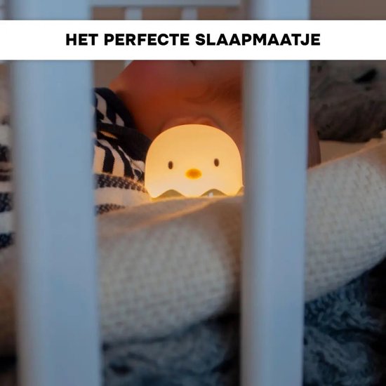 Nachtlampje Baby Eggy Geel - Nachtlamp van Merkloos — afbeelding 3