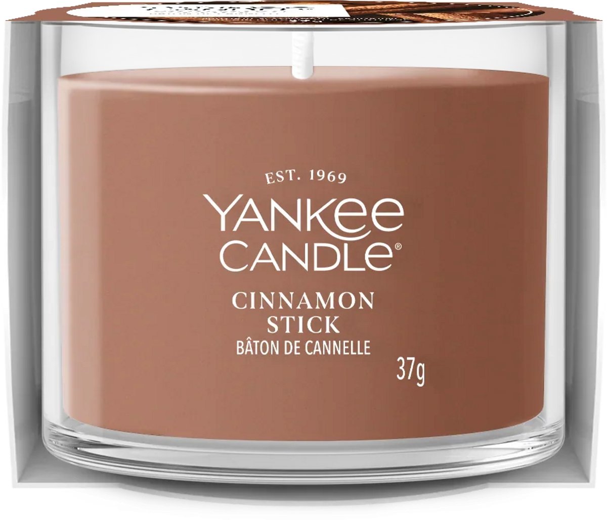 Yankee Candle Cinnamon Stick - Mini Filled Votive - 10 branduren Bruin