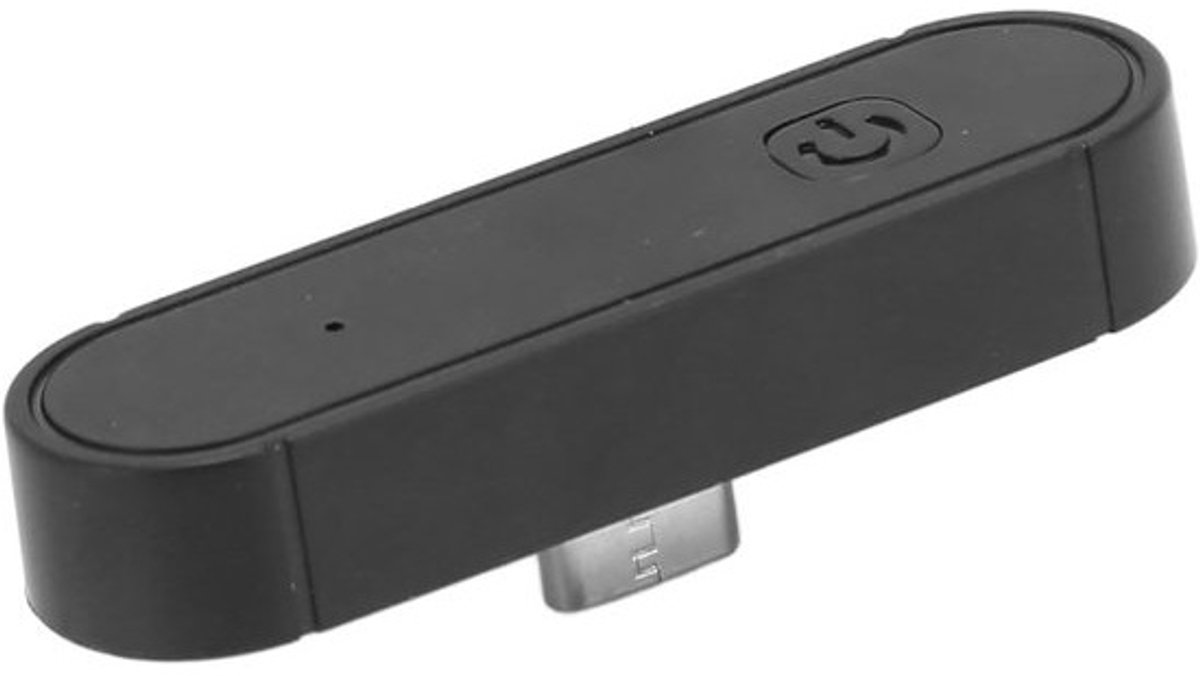 Bluetooth-audioadapter - Draadloze zender - Voor muziekstreaming - Type C-connector - 8–10 meter - Zwart