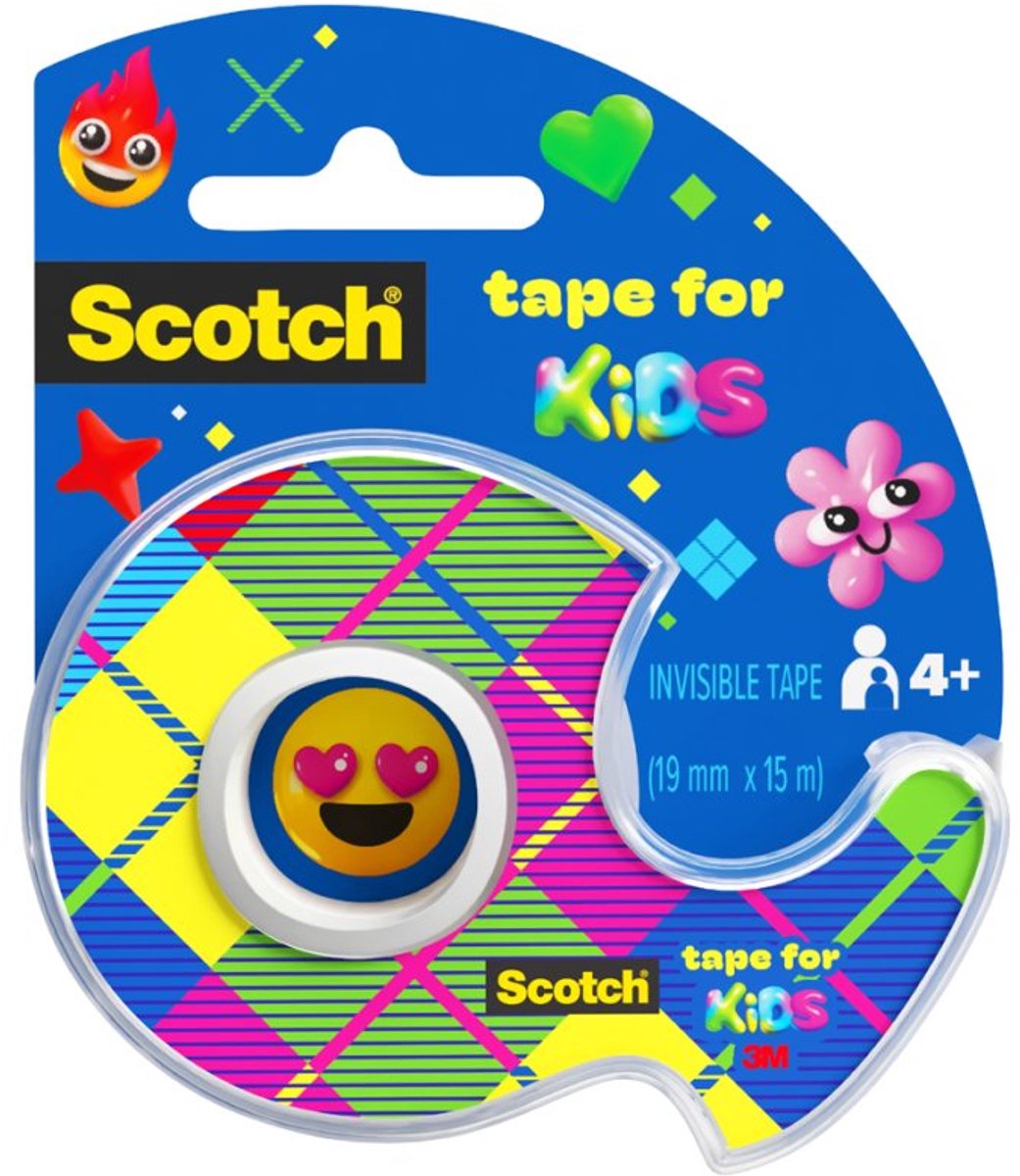 Scotch plakband Kids, onzichtbaar, mat, 19 mm x 15 m