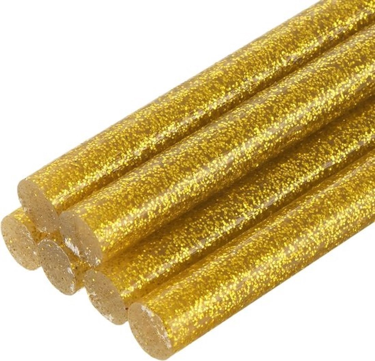Lijmpistoolsticks - Smeltlijmstiften - Repareren en knutselen - Hoge viscositeit EVA - 7mm x 200mm - Glitter goud