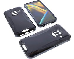 Case Compatible with Blackview BV5100 / BV5100 Pro Rubber TPU Protection Mobile Phone Case Black - ShopVlot