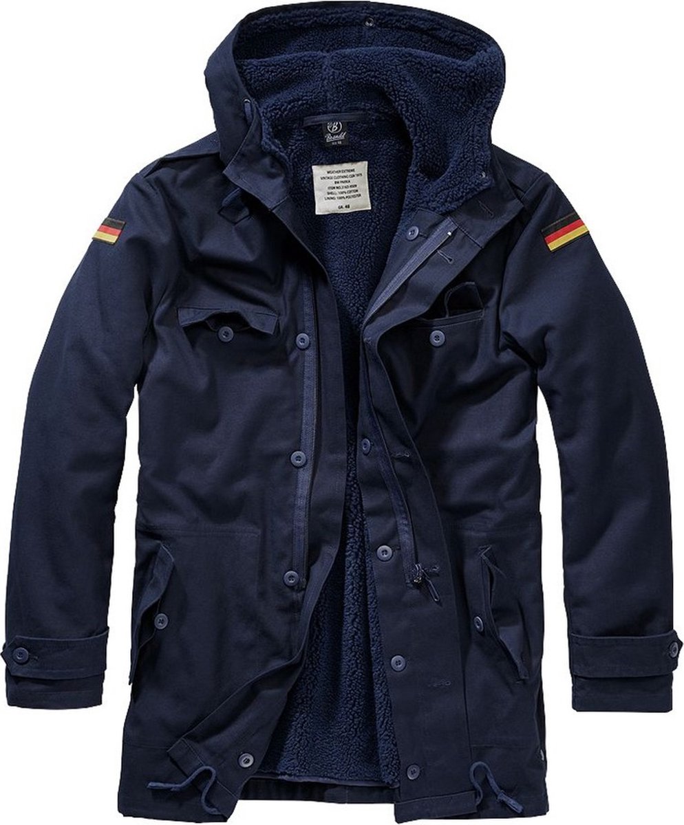 Brandit Parka jas -S- Flag Blauw