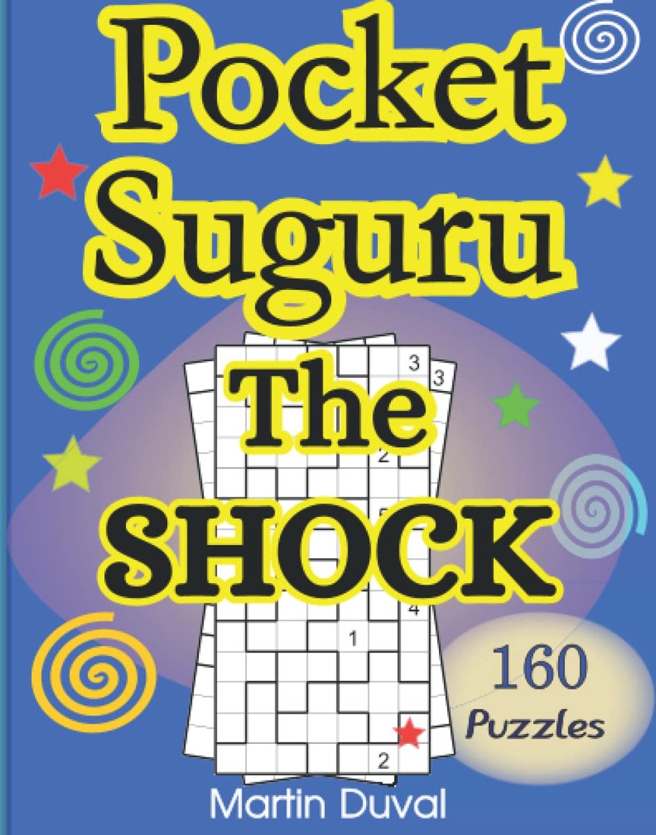 Pocket Suguru The Shock: Exciting logic puzzles for adults with160 Suguru puzzles of different sizes - ShopVlot