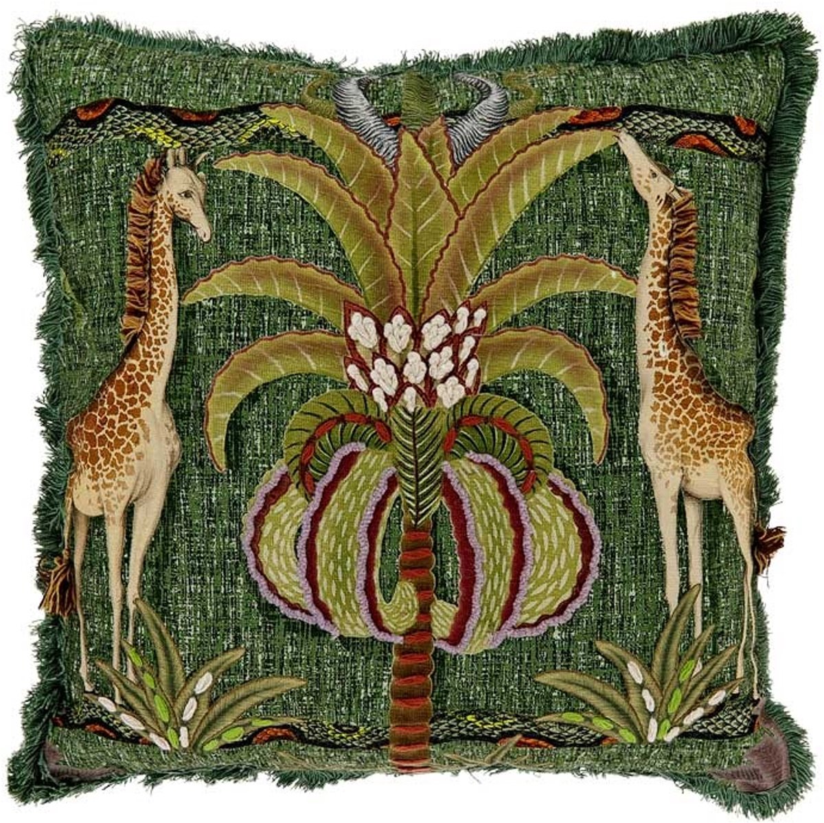 Unique Living Sierkussen Zola Dessin 3 -45x45cm Multikleur