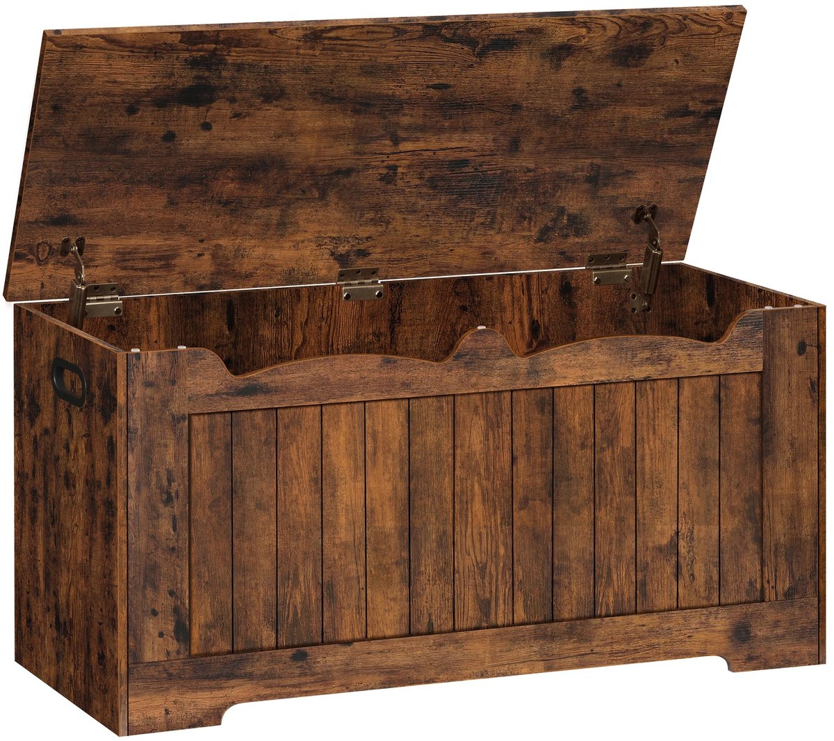 Prime Home Speelgoedkist - Opbergkist - Dekenkist - Opbergbank - 40 x 100 x 48cm - Rustiek Bruin