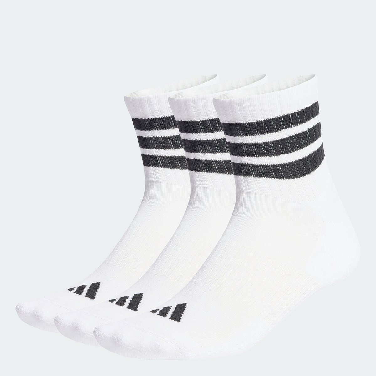 Adidas Performance 3-Stripes Cushioned Sportswear Mid-Cut Sokken 3 Paar - Unisex - Wit — cadeau in Cadeau-ideeën - foto 6