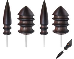 Powerruif Burnisher Leather Craft Cutting Tool Leather Processing Set Handmade DIY Leather Burnisher Leather for Drill - ShopVlot