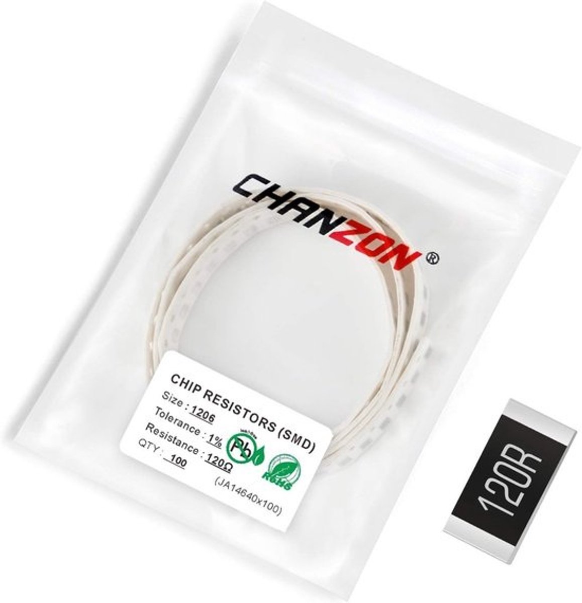 SMD-weerstanden - Chipcomponenten - Elektronicareparatie - Hoge precisie 1% - 120 Ohm