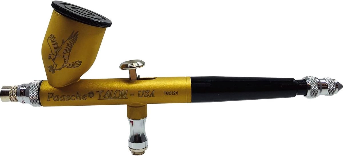 Paasche Airbrush Airbrush, Metal, Gold - ShopVlot