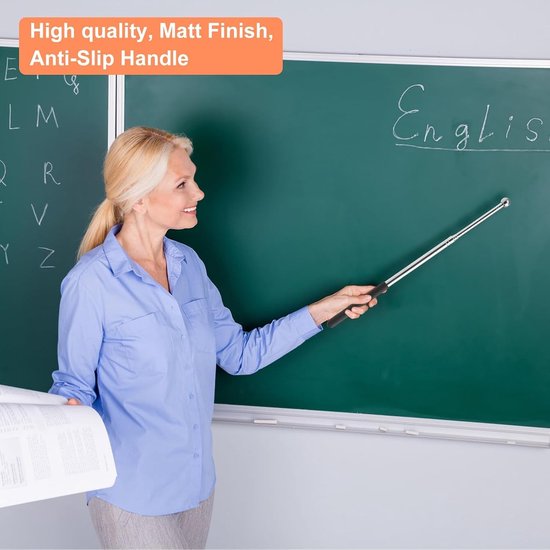 3 Stuks Verstelbare 100CM Zwarte Telescopische Aanwijsstok - Breekbare en Uitschuifbare Stok voor Presentaties, Ideaal voor Onderwijs en Training — afbeelding 4