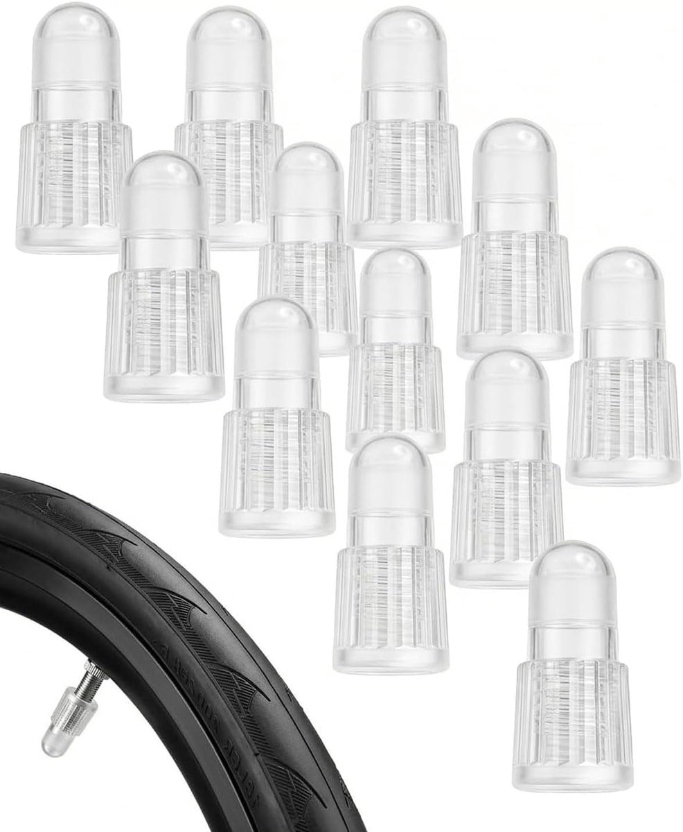 12 stuks kap uit klarem für französische Ventilen als stofbescherming voor Rennrad Mountainbike MTB Ventildeckel - ShopVlot