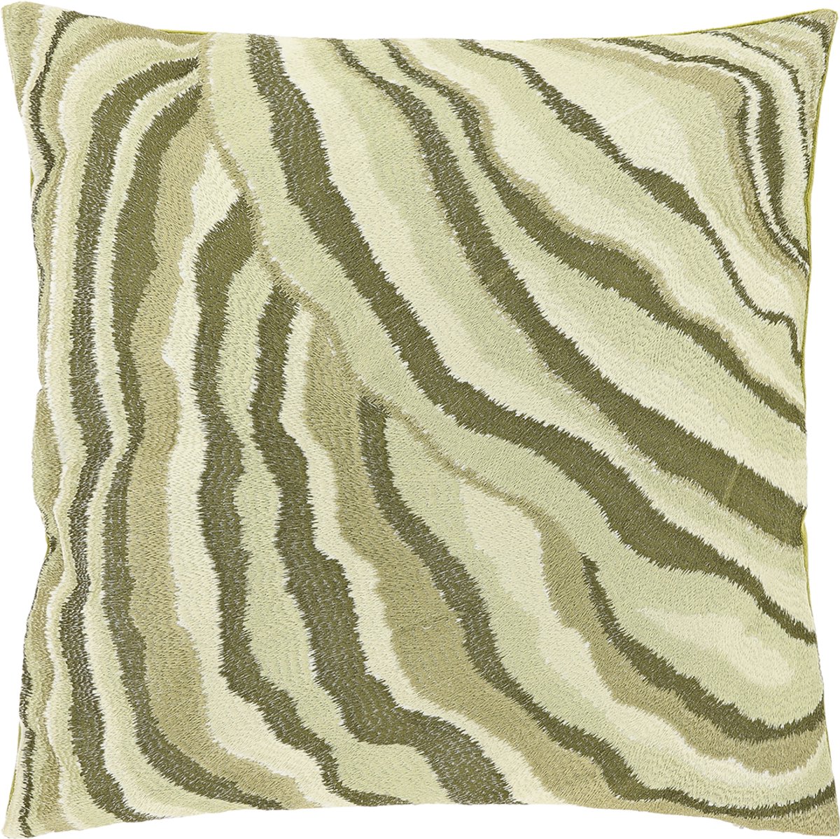 Unique Living Sierkussen Ezra 45x45cm - Moss Green Groen