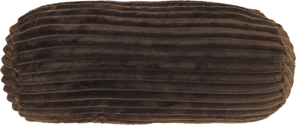 Unique Living Sierkussen Dez Ø20x45cmcm - Rocky Brown Bruin