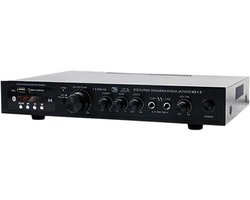 Bluetoothversterker - Hifiaudio - Muziek streamen - 6-kanaals geluid - 33cm breed - Zwart