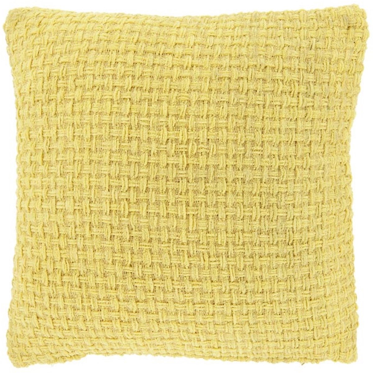 Unique Living Sierkussen Karli Lemon Yellow -45x45cm Geel
