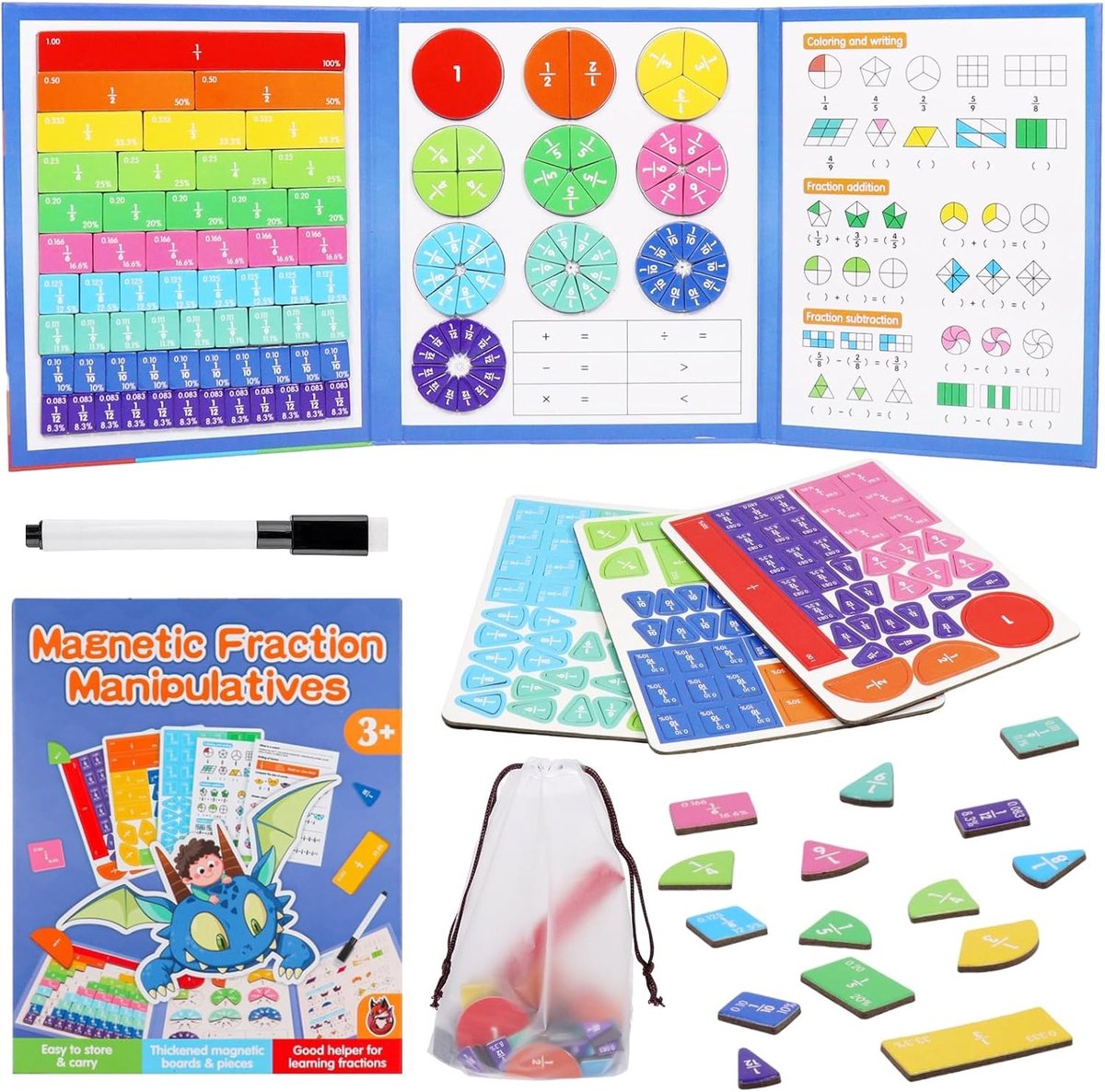 Educatieve Magnetische Puzzel voor Kinderen - Wiskunde, Rekenen en Probleemoplossing voor Kleuters en Basisschool