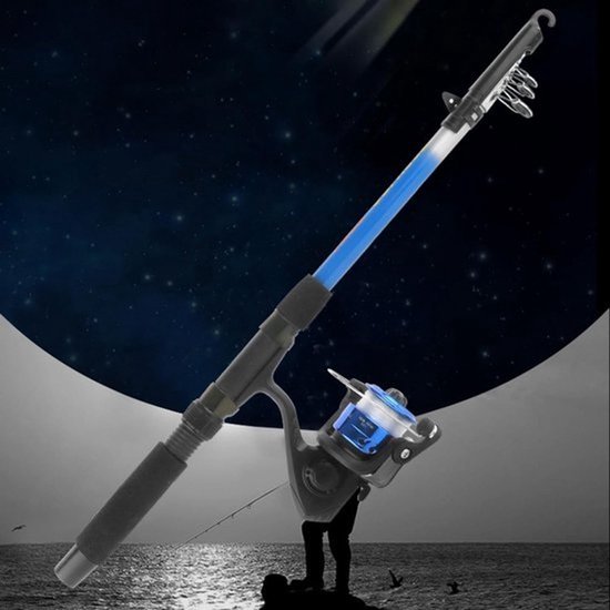 Vishengelset - Telescopische hengel - Voor iedereen die vist - Compleet beginnerspakket - Tot 180 cm — afbeelding 2